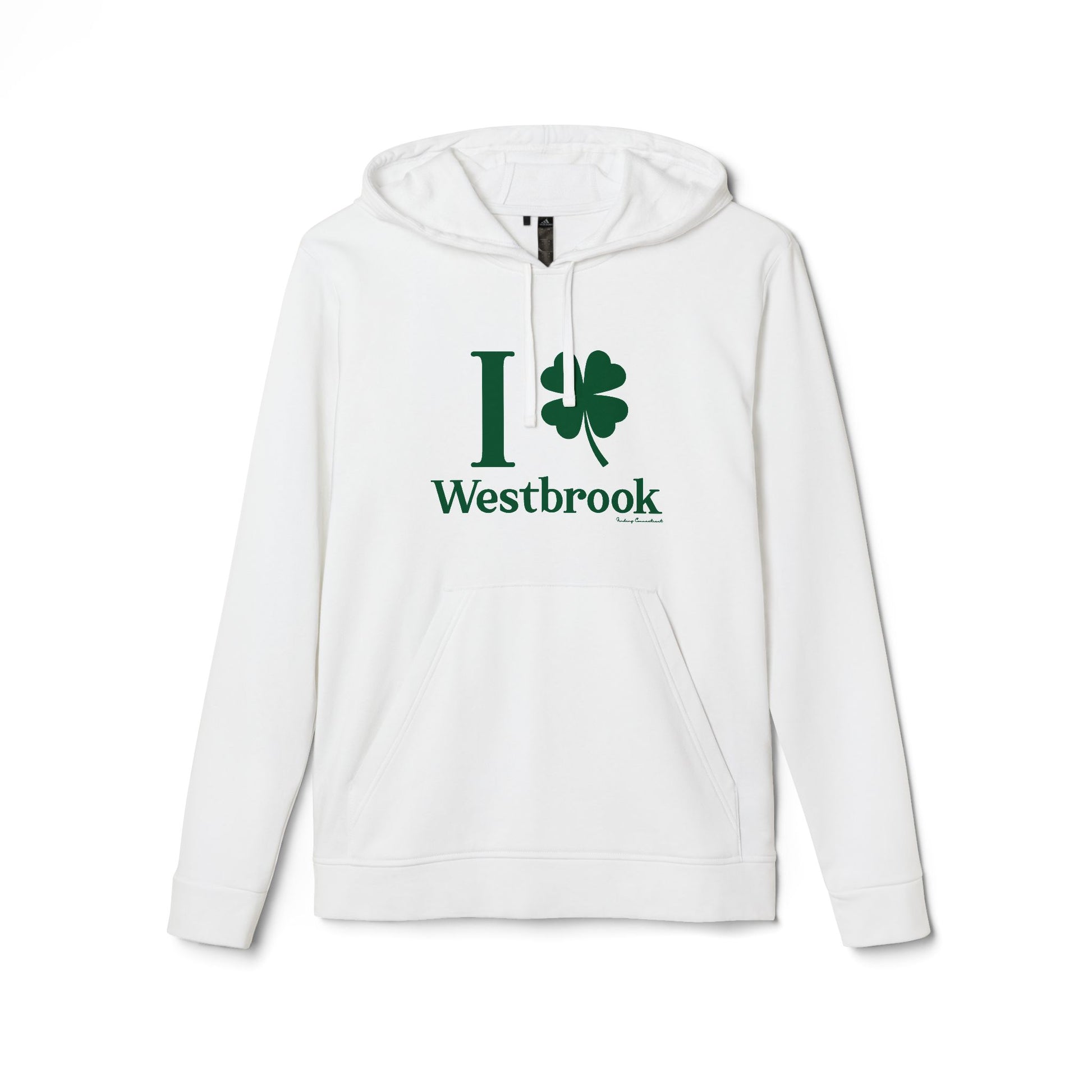 I clover Westbrook // Westbrook Connecticut st. Patrick's day Adidas unisex hoodie sweatshirt /// finding connecticut 