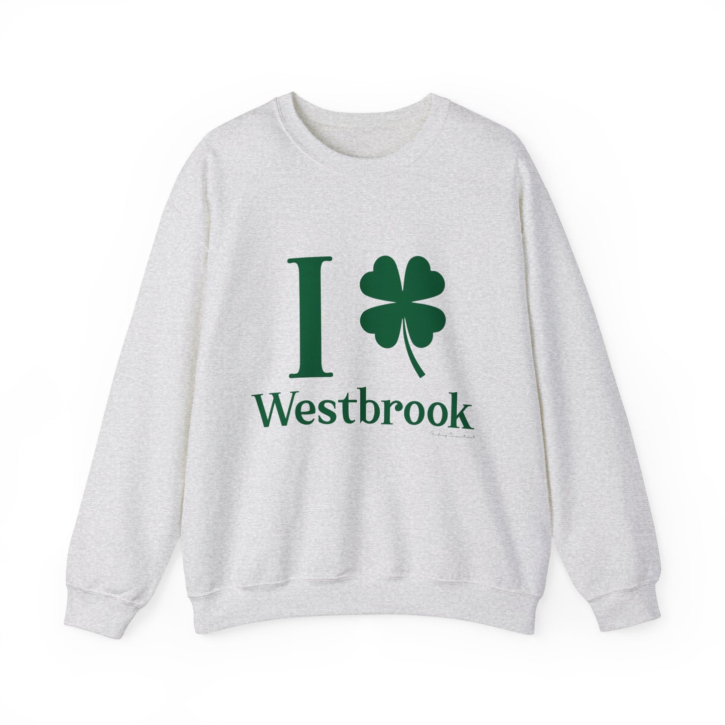 I clover Westbrook // Westbrook Connecticut st. Patrick's day unisex sweatshirt /// finding connecticut 
