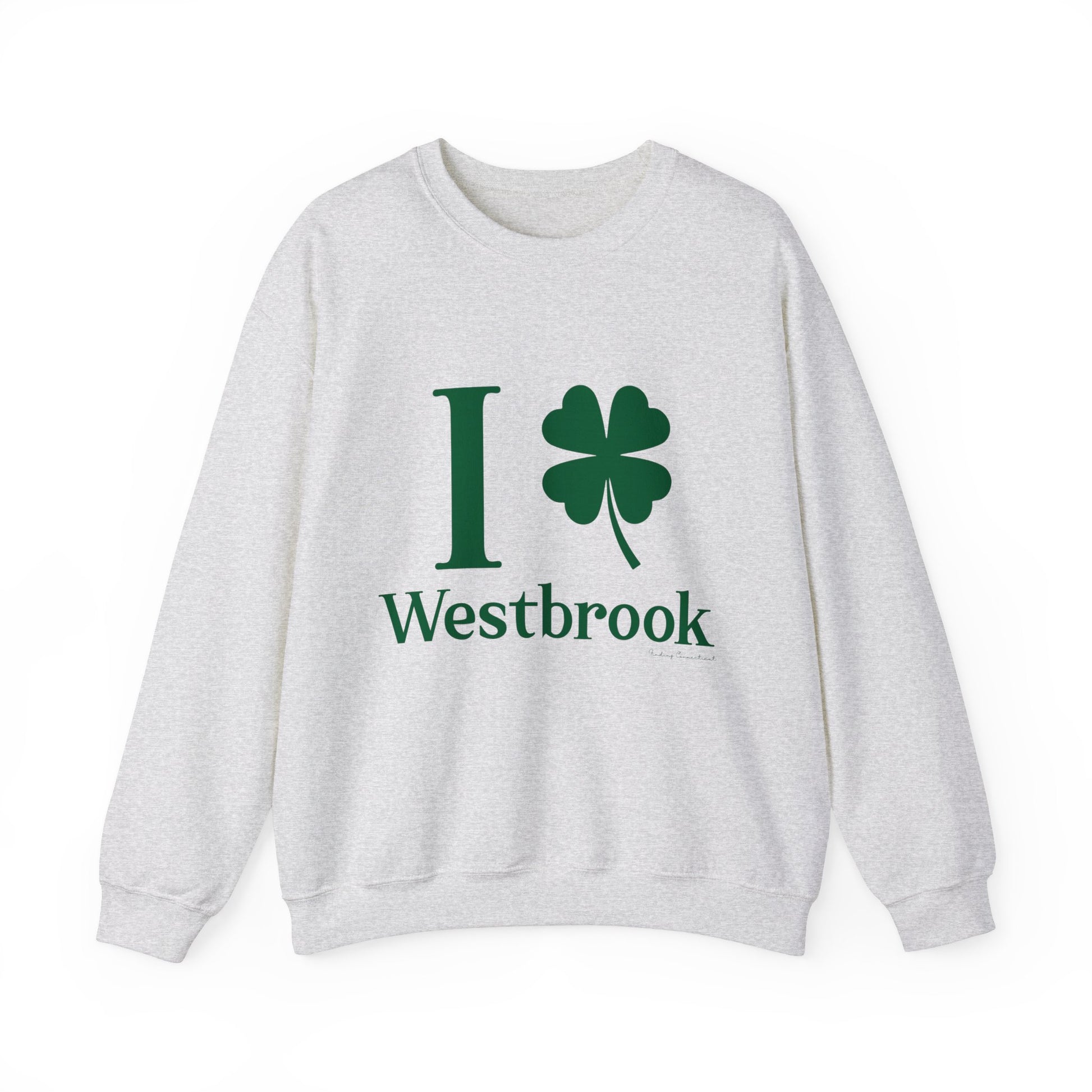I clover Westbrook // Westbrook Connecticut st. Patrick's day unisex sweatshirt /// finding connecticut 