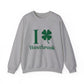 I clover Westbrook // Westbrook Connecticut st. Patrick's day unisex sweatshirt /// finding connecticut 