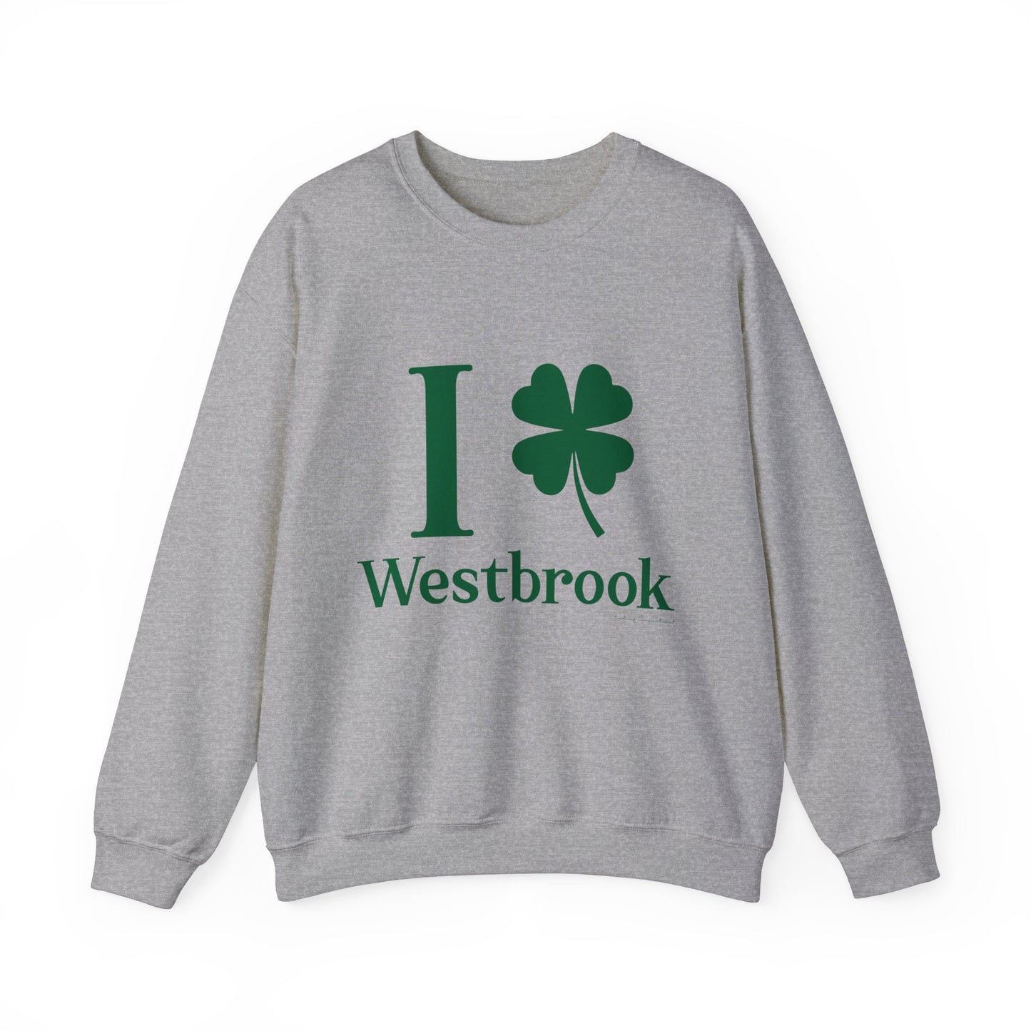 I clover Westbrook // Westbrook Connecticut st. Patrick's day unisex sweatshirt /// finding connecticut 