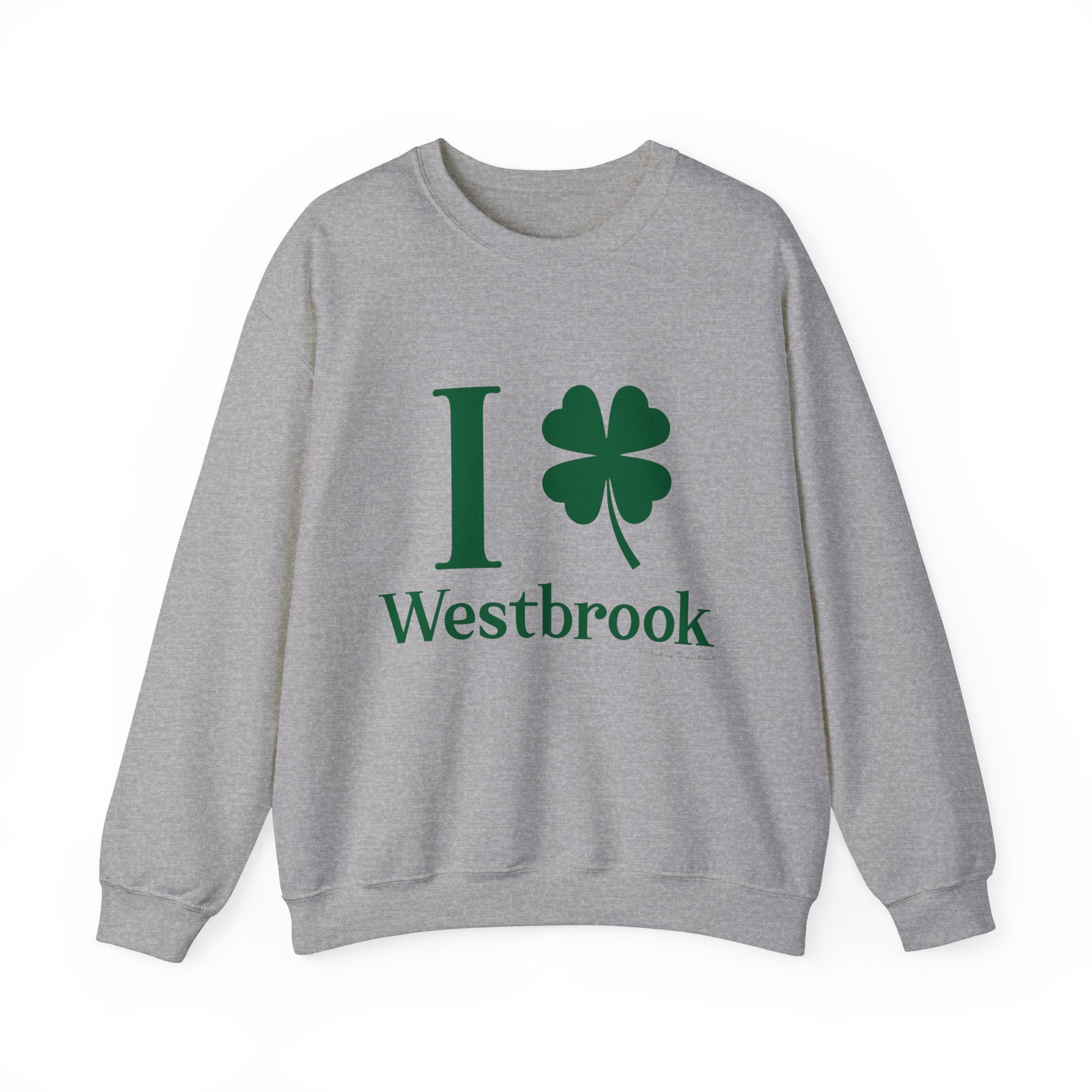 I clover Westbrook // Westbrook Connecticut st. Patrick's day unisex sweatshirt /// finding connecticut 