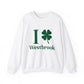 I clover Westbrook // Westbrook Connecticut st. Patrick's day unisex sweatshirt /// finding connecticut 