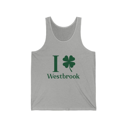 I clover Westbrook // Westbrook Connecticut st. Patrick's day unisex tank top shirt  /// finding connecticut  