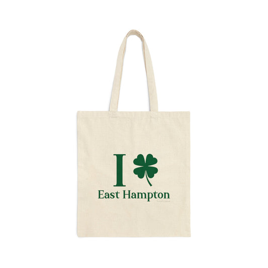I clover east hampton tote bag // east hampton connecticut st patricks' day gifts and merch // finding connecticut 