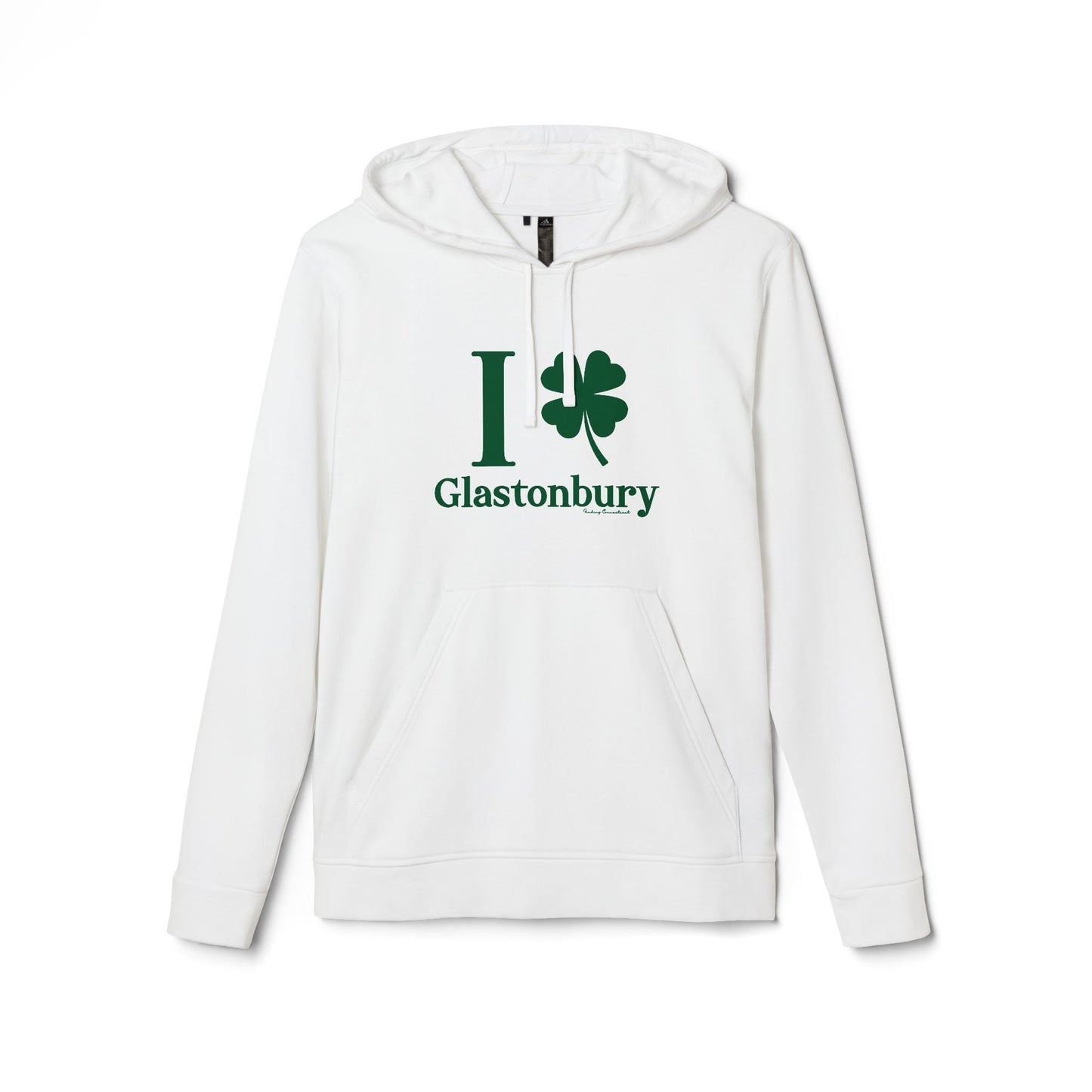  I clover glastonbury // glastonbury CT adidas unisex hoodie sweatshirt // finding connecticut