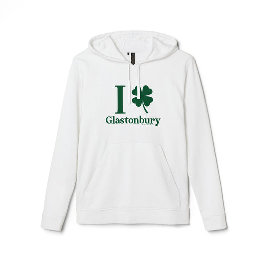  I clover glastonbury // glastonbury CT adidas unisex hoodie sweatshirt // finding connecticut