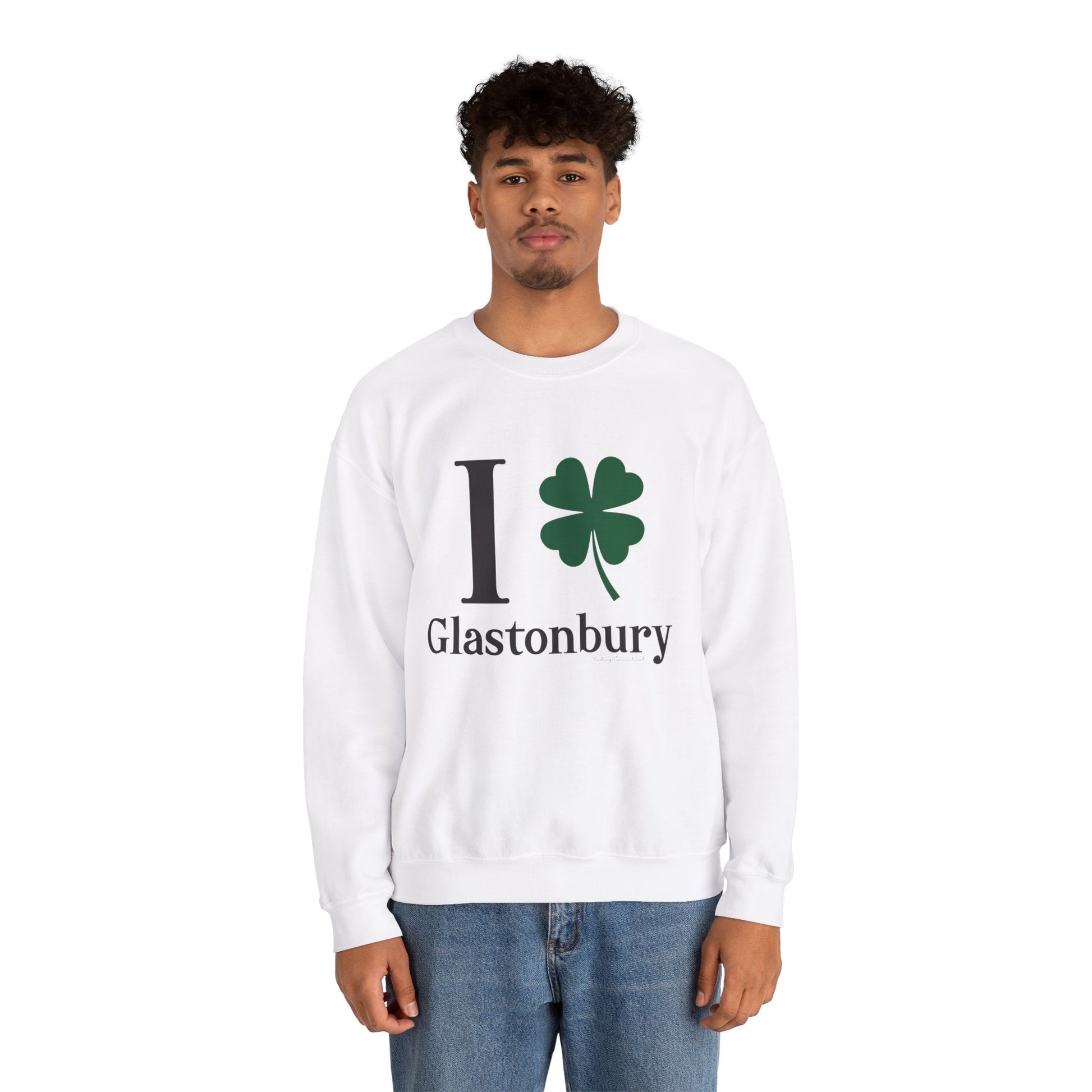  I clover glastonbury // glastonbury CT  unisex sweatshirt // finding connecticut