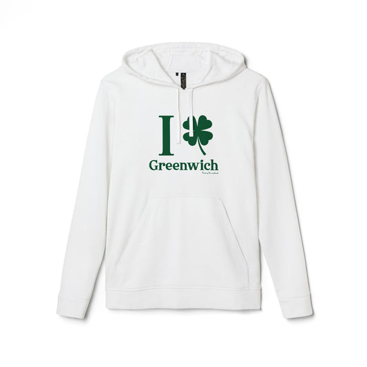 I clover greenwich // greenwich connecticut unisex adidas hoodie sweatshirt / finding connecticut 