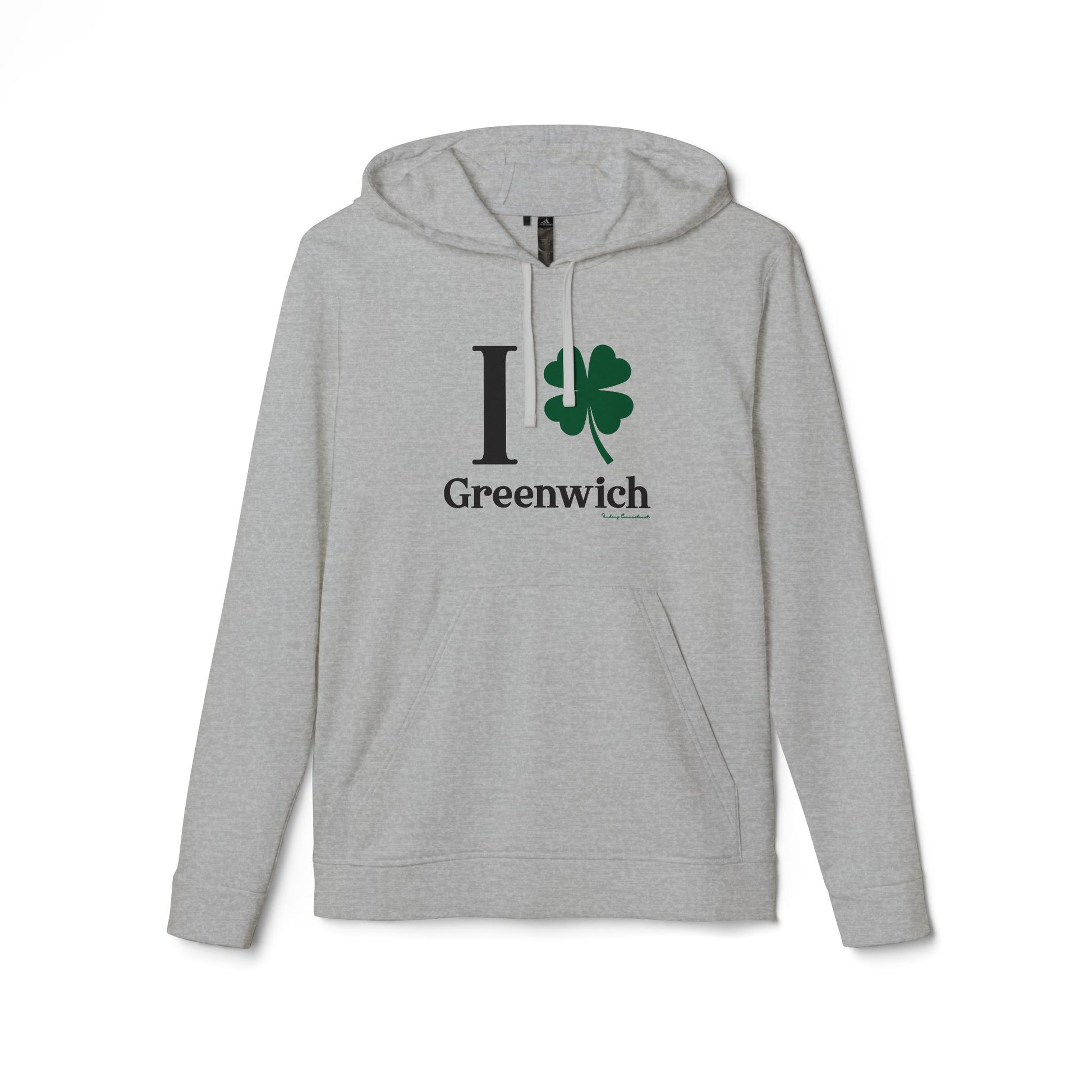 I clover greenwich // greenwich ct unisex adidas   hoodie sweatshirts // finding connecticut 