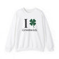 I clover greenwich // greenwich ct unisex sweatshirts // finding connecticut 