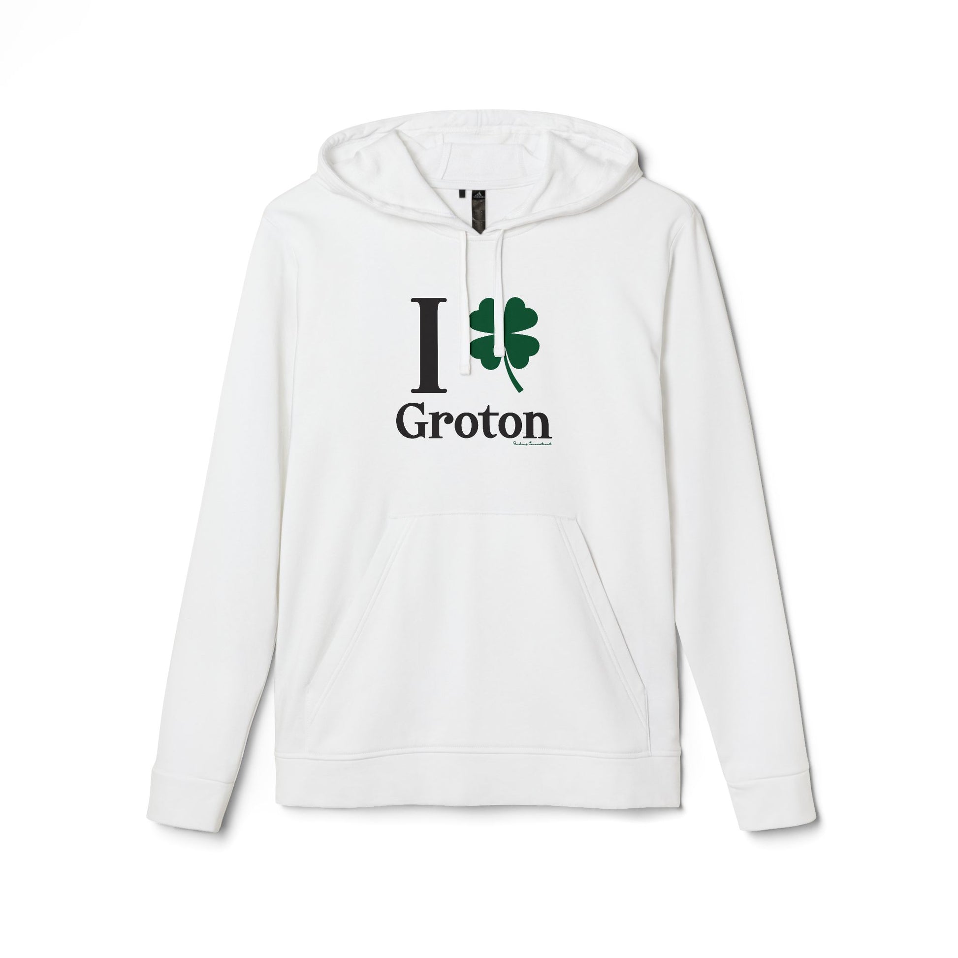 I clover groton // groton  ct unisex  adidas hoodie sweatshirt  // finding connecticut