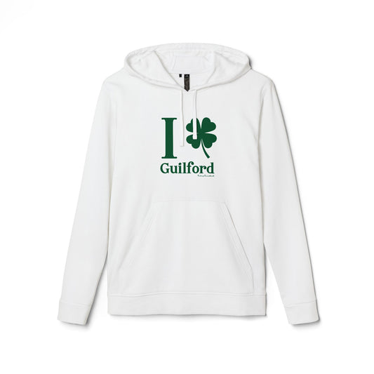 I clover guilford // guilford connecticut unisex adidas hoodie sweatshirt // finding connecticut 