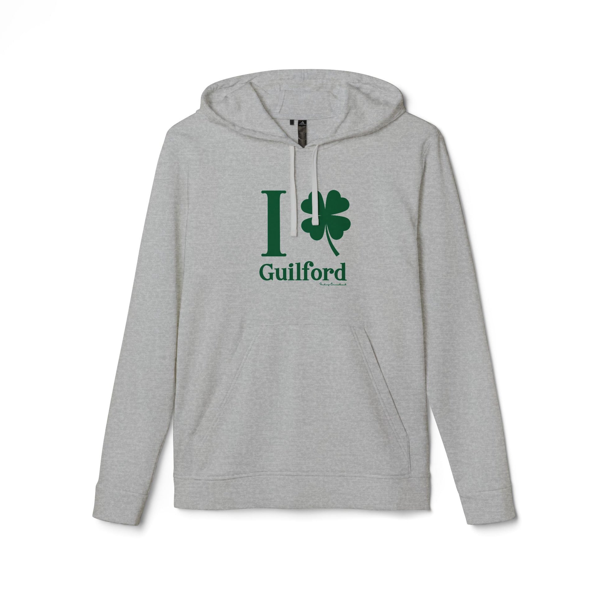 I clover guilford // guilford connecticut unisex adidas hoodie sweatshirt // finding connecticut 