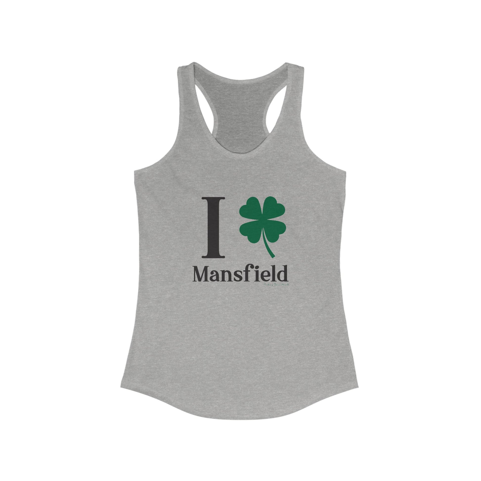 I clover mansfield // mansfield connecticut st. patrick's day womens tank top shirt // finding connecticut 