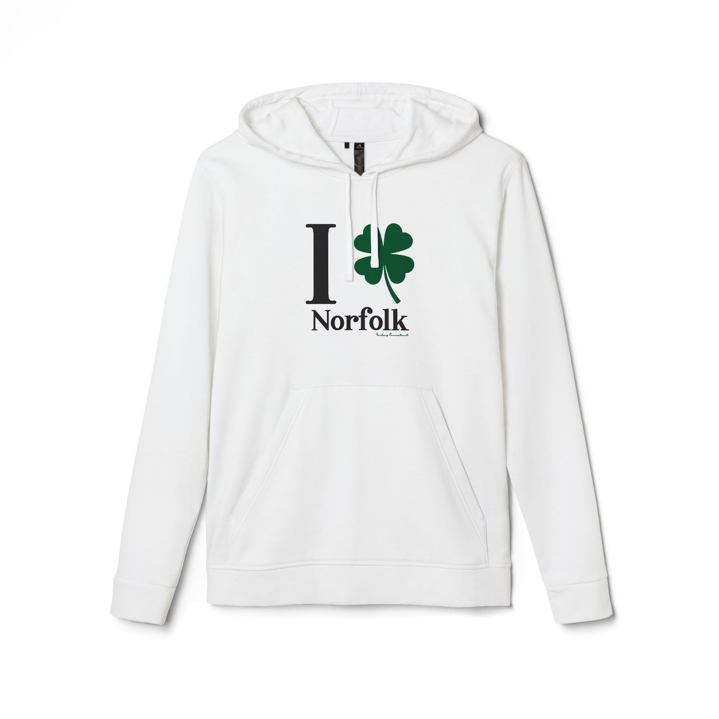 I clover norfolk // norfolk connecticut adidas unisex hoodie sweatshirt // finding connecticut 