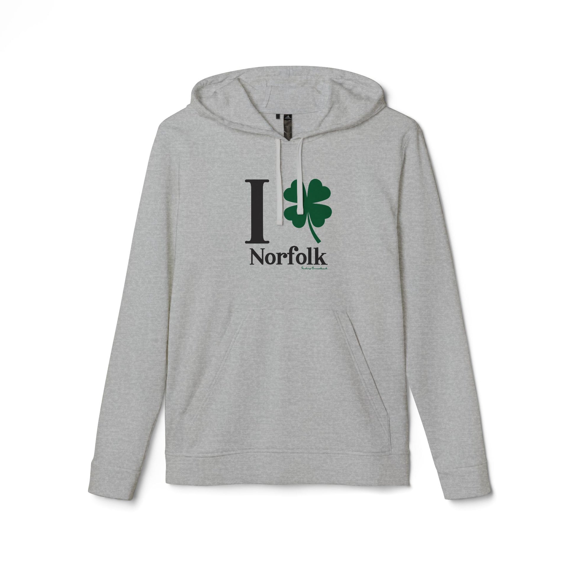 I clover norfolk // norfolk connecticut adidas unisex hoodie sweatshirt // finding connecticut 