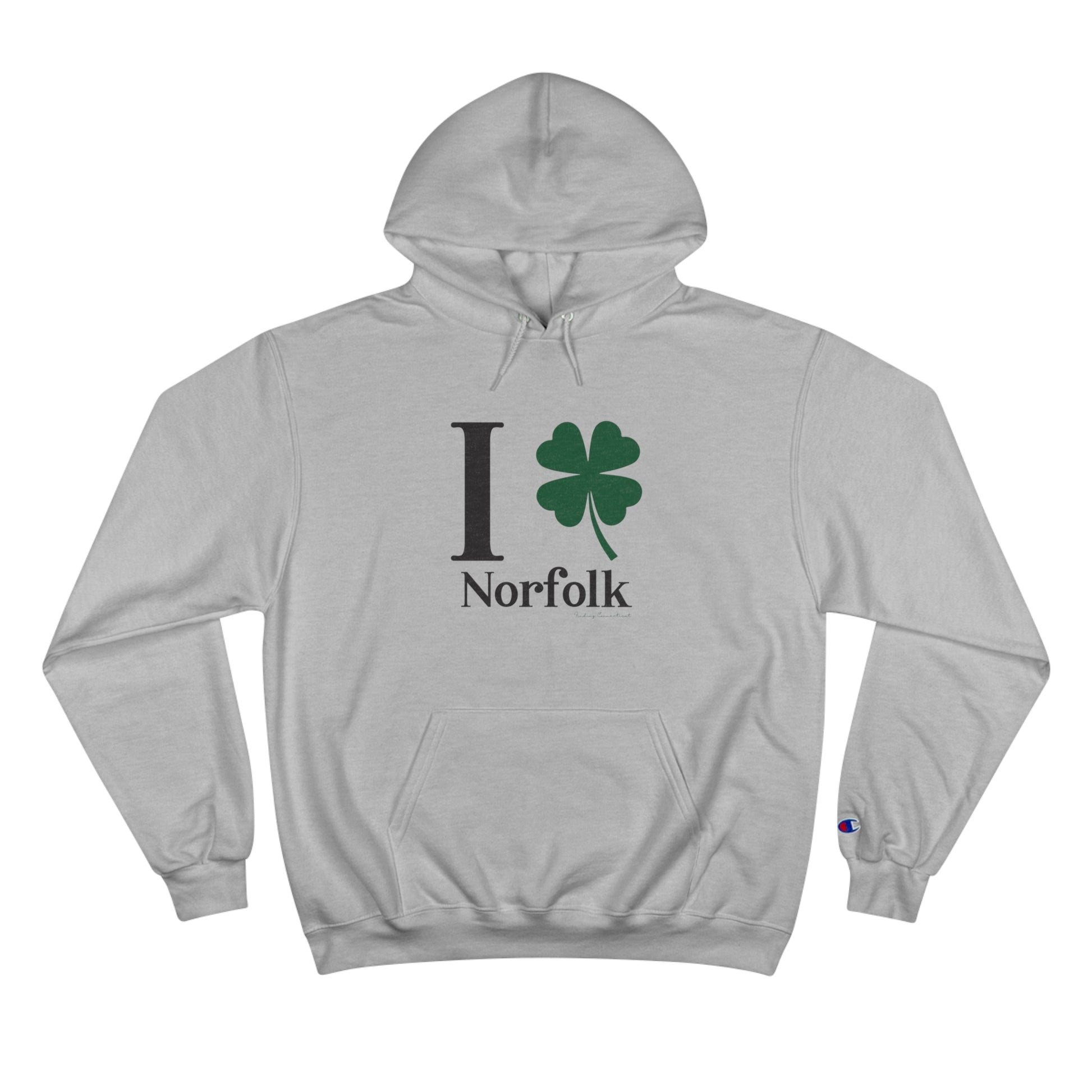I clover norfolk // norfolk connecticut unisex hoodie sweatshirt // finding connecticut 
