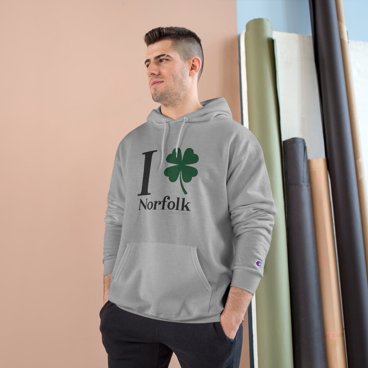 I clover norfolk // norfolk connecticut unisex hoodie sweatshirt // finding connecticut 