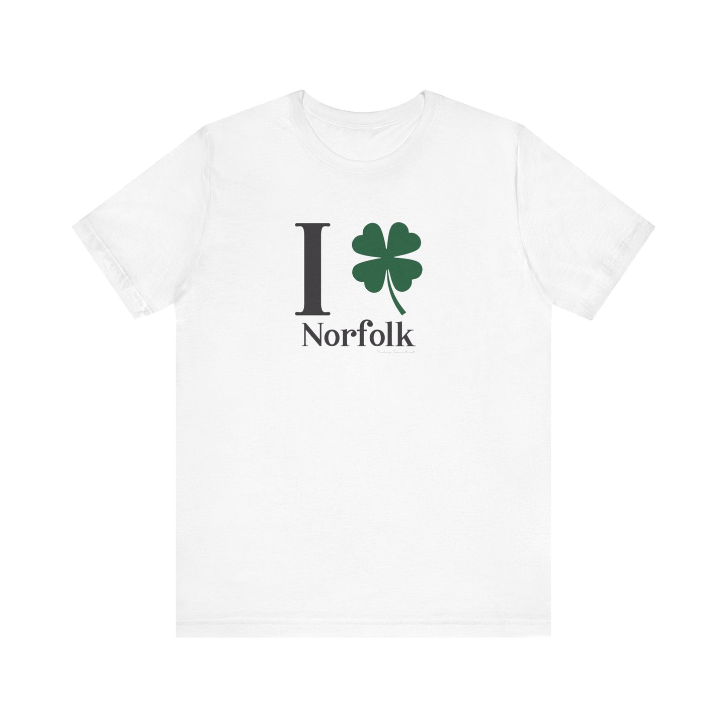 I clover norfolk // norfolk ct st. patrick's day unisex t shirts // finding connecticut 