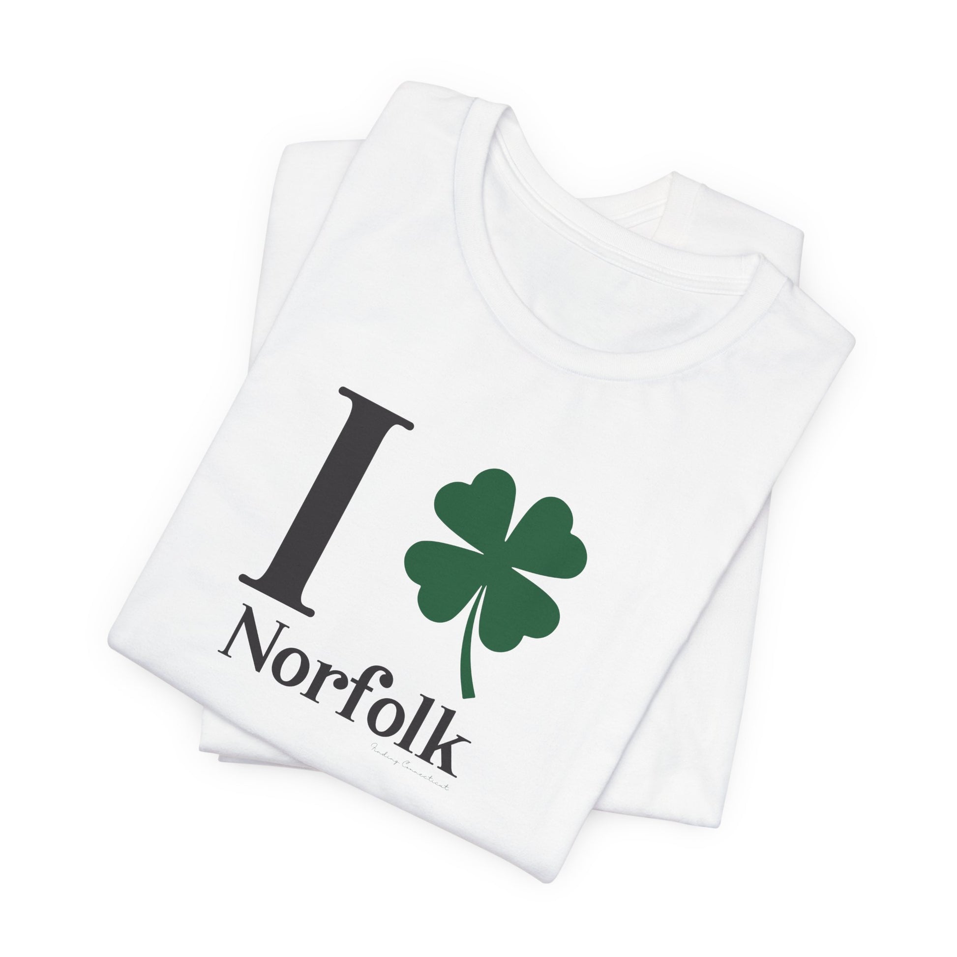 I clover norfolk // norfolk ct st. patrick's day unisex t shirts // finding connecticut 