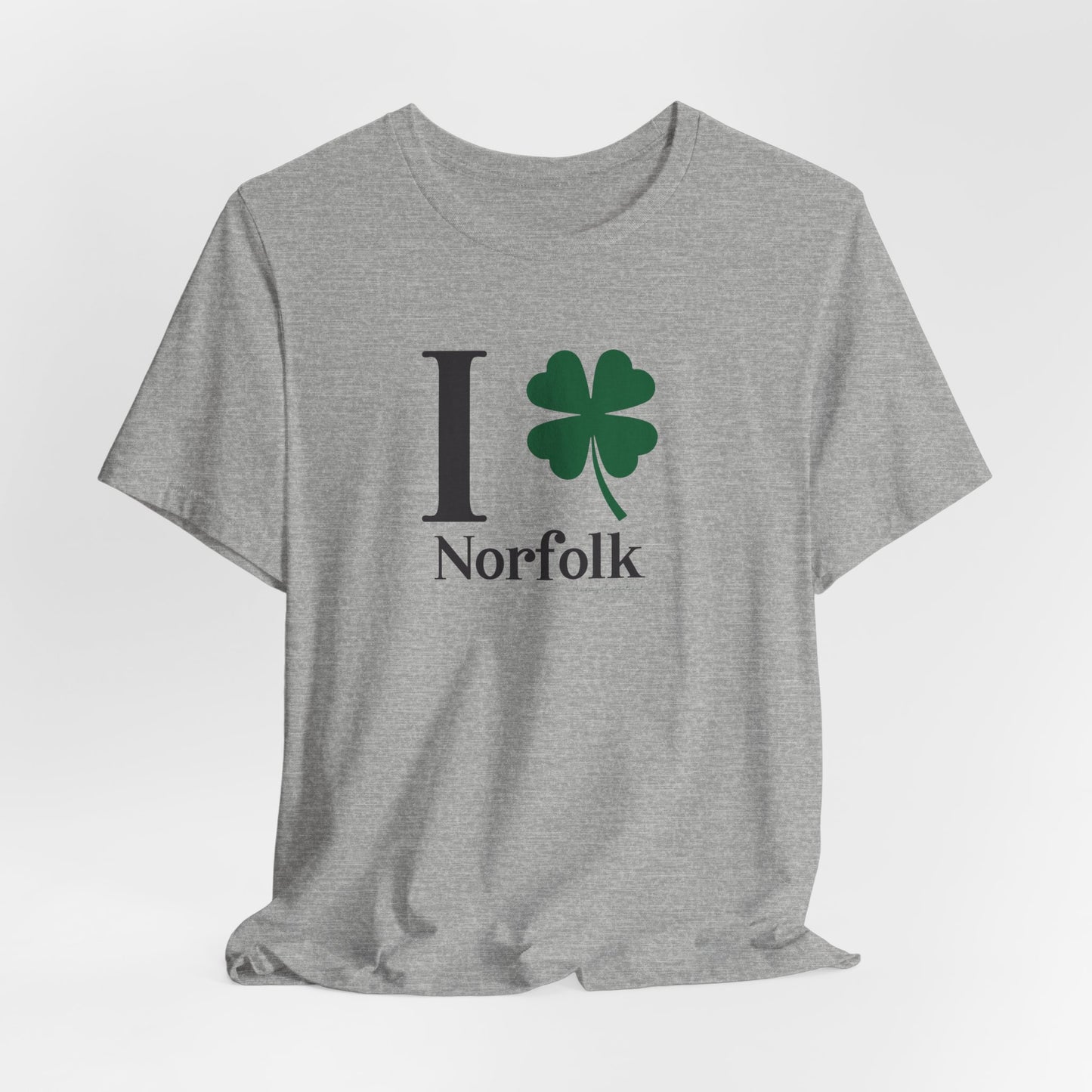 I clover norfolk // norfolk ct st. patrick's day unisex t shirts // finding connecticut 