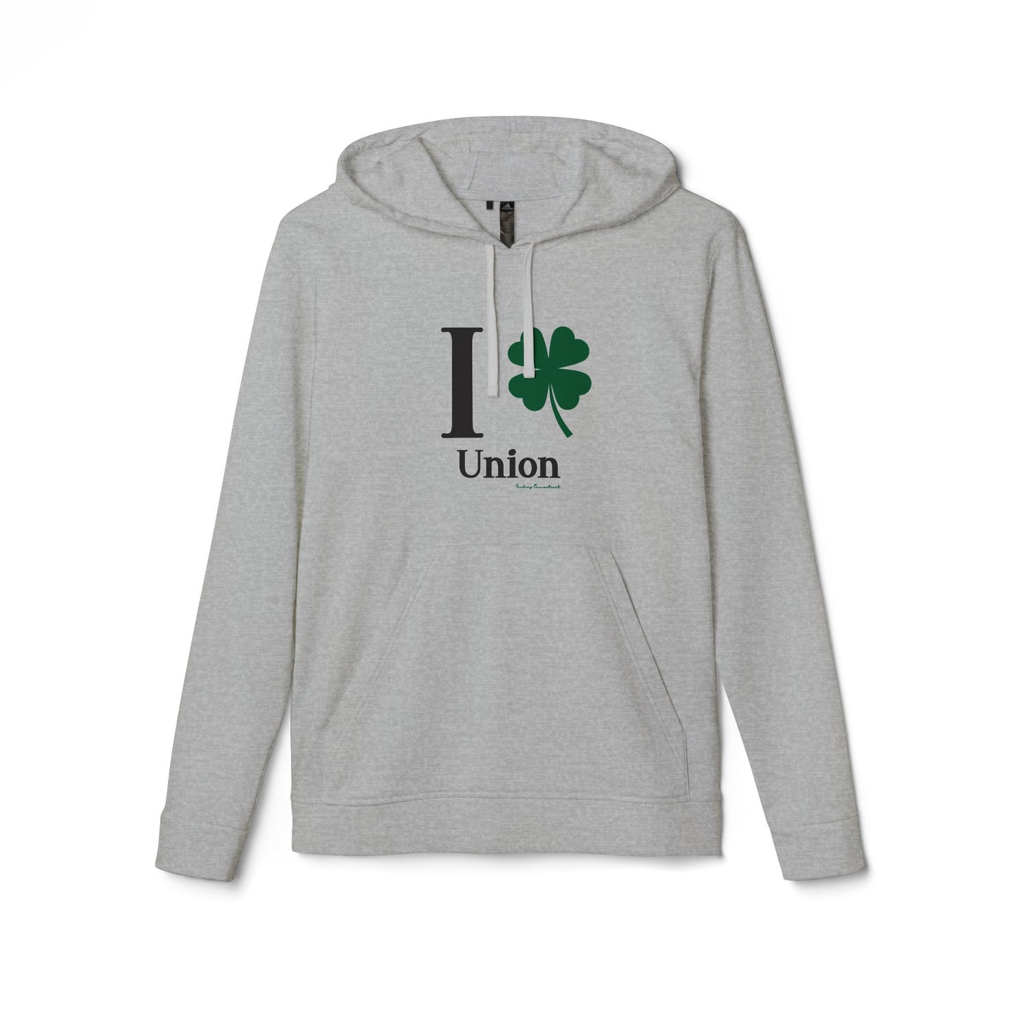 I clover union // union connecticut unisex adidas hoodie sweatshirt // finding connecticut 