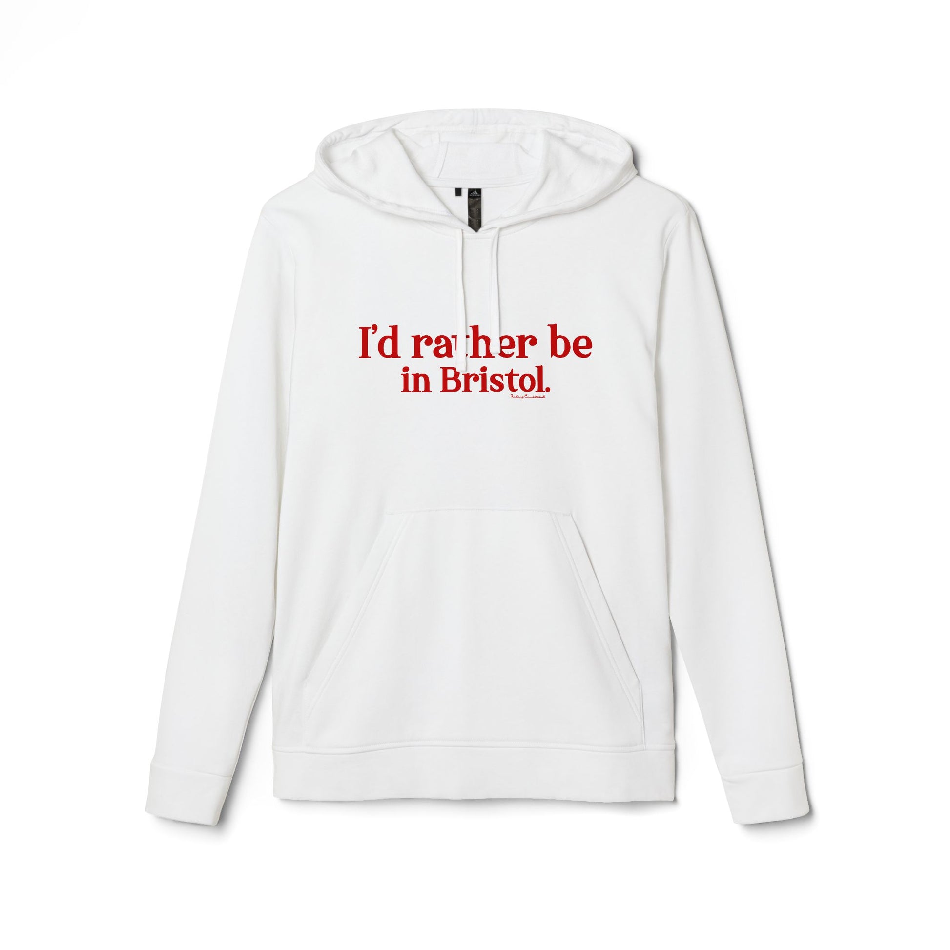 I'd rather be in Bristol // Bristol connecticut Adidas hoodie sweatshirt // finding connecticut 