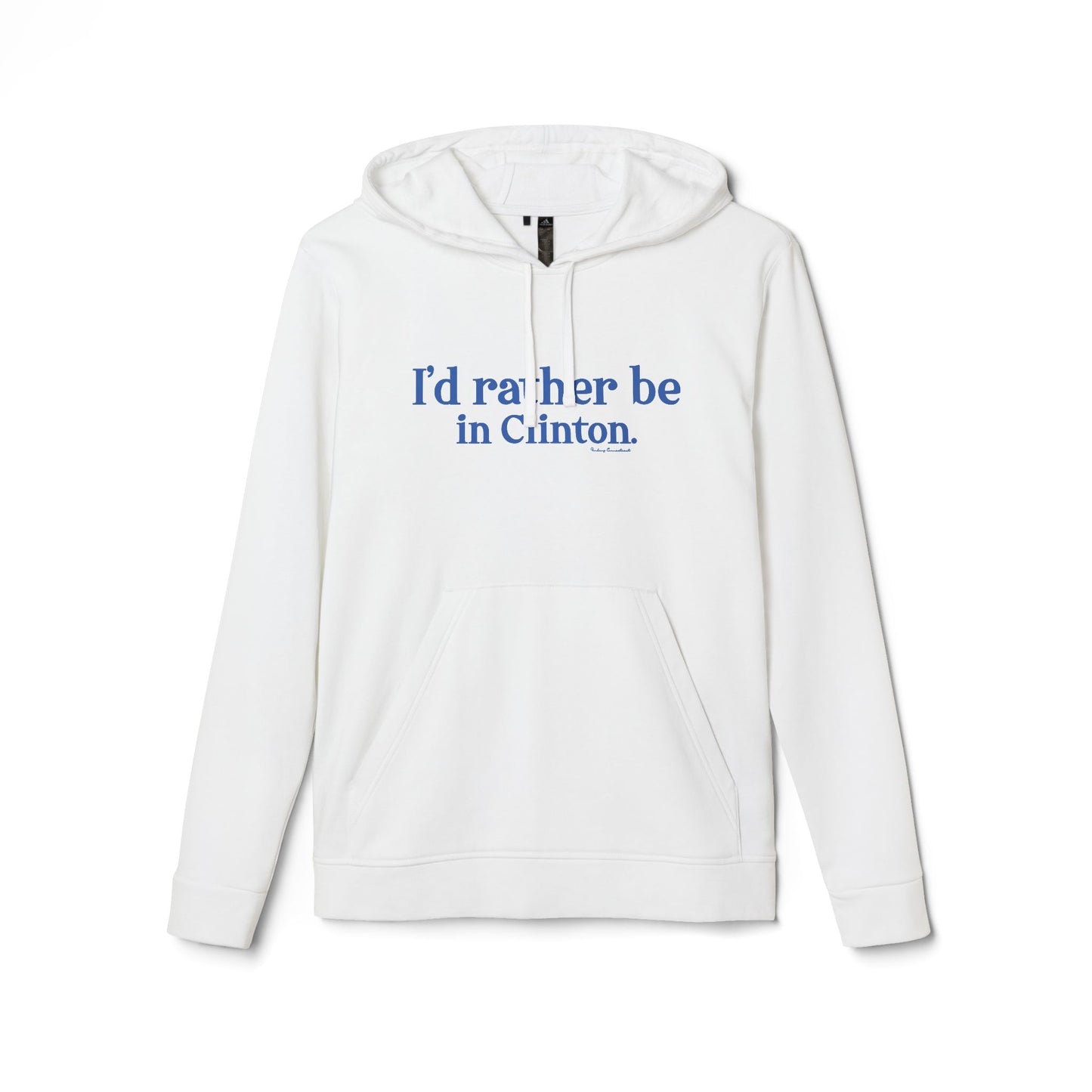 I'd rather be in Clinton // Clinton connecticut Adidas unisex hoodie sweatshirt // finding connecticut 