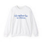 I'd rather be in Clinton // Clinton connecticut  sweatshirt // finding connecticut 