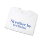 I'd rather be in Clinton // Clinton connecticut  sweatshirt // finding connecticut 