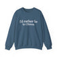 I'd rather be in Clinton // Clinton ct sweatshirt // finding connecticut