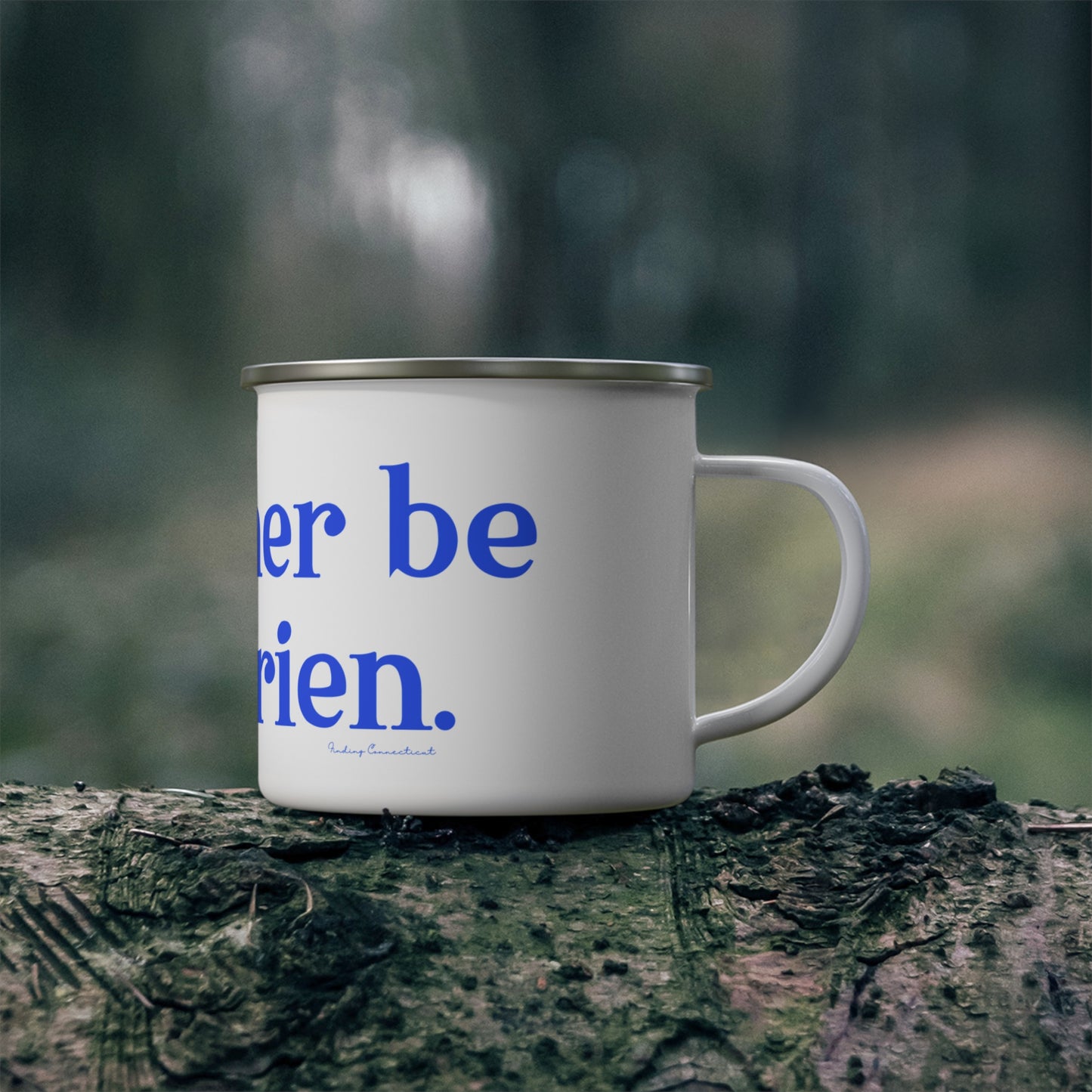 I'd rather be in Darien // Darien connecticut camping mugs // finding connecticut 