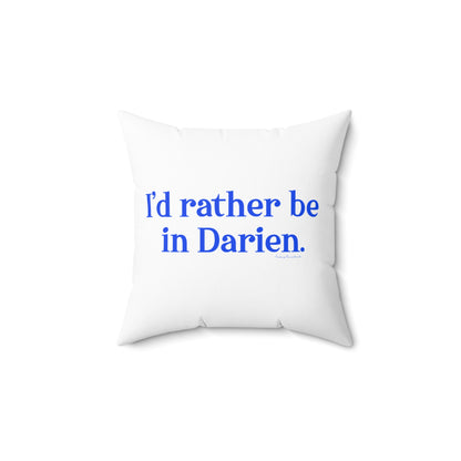 I'd rather be in Darien // Darien connecticut pillows // finding connecticut 