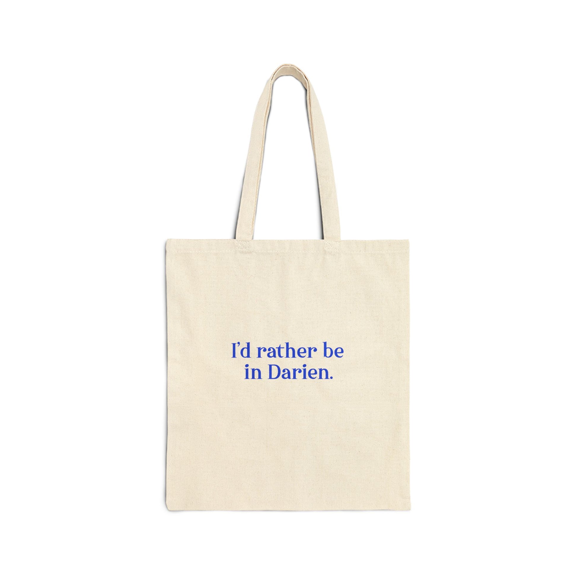 I'd rather be in Darien // Darien connecticut tote bag // finding connecticut 