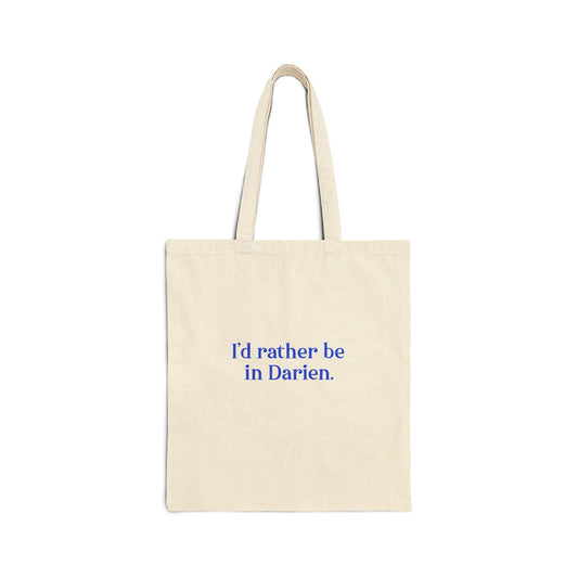 I'd rather be in Darien // Darien connecticut tote bag // finding connecticut 