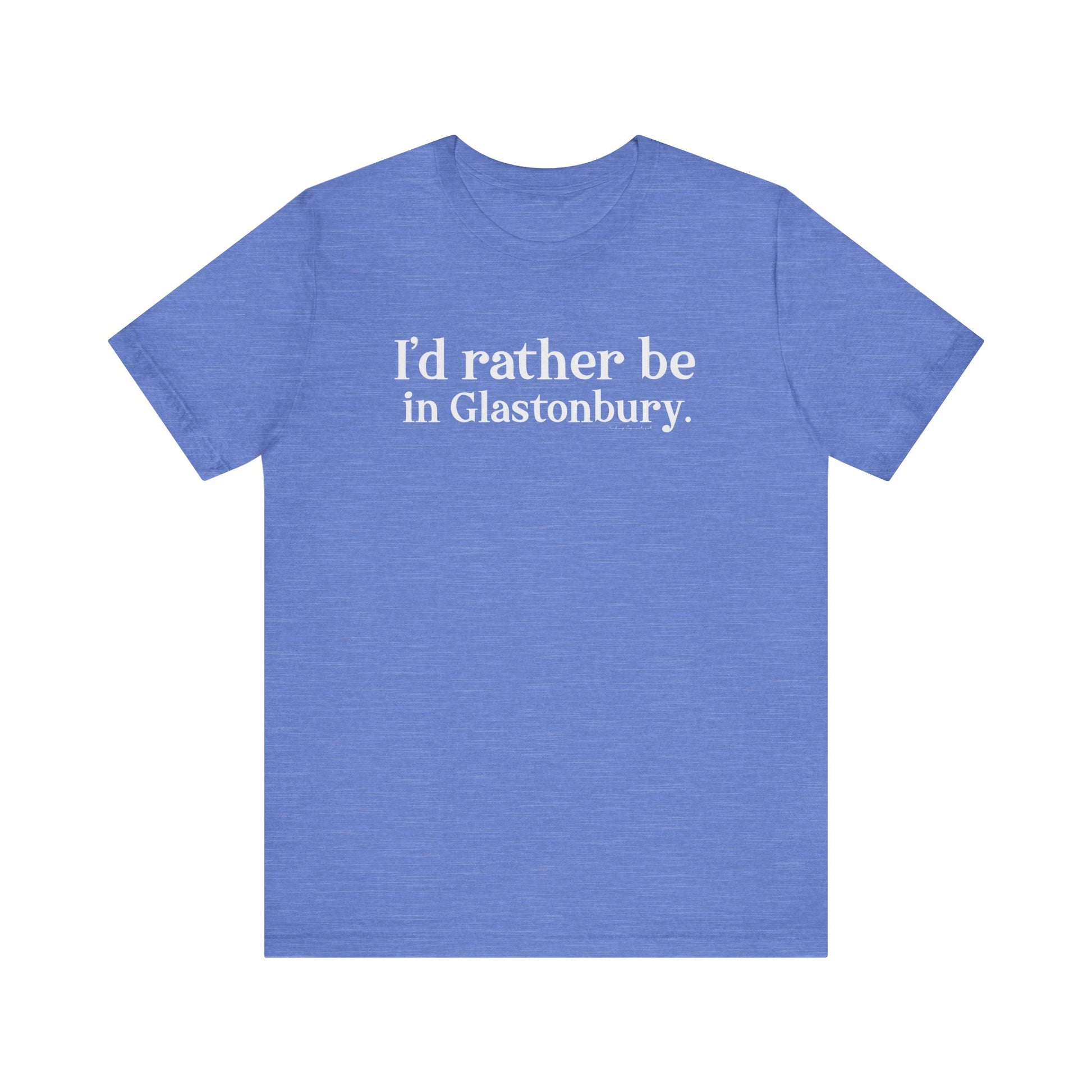 I'd rather be in Glastonbury // Glastonbury CT unisex t shirts // finding connecticut 