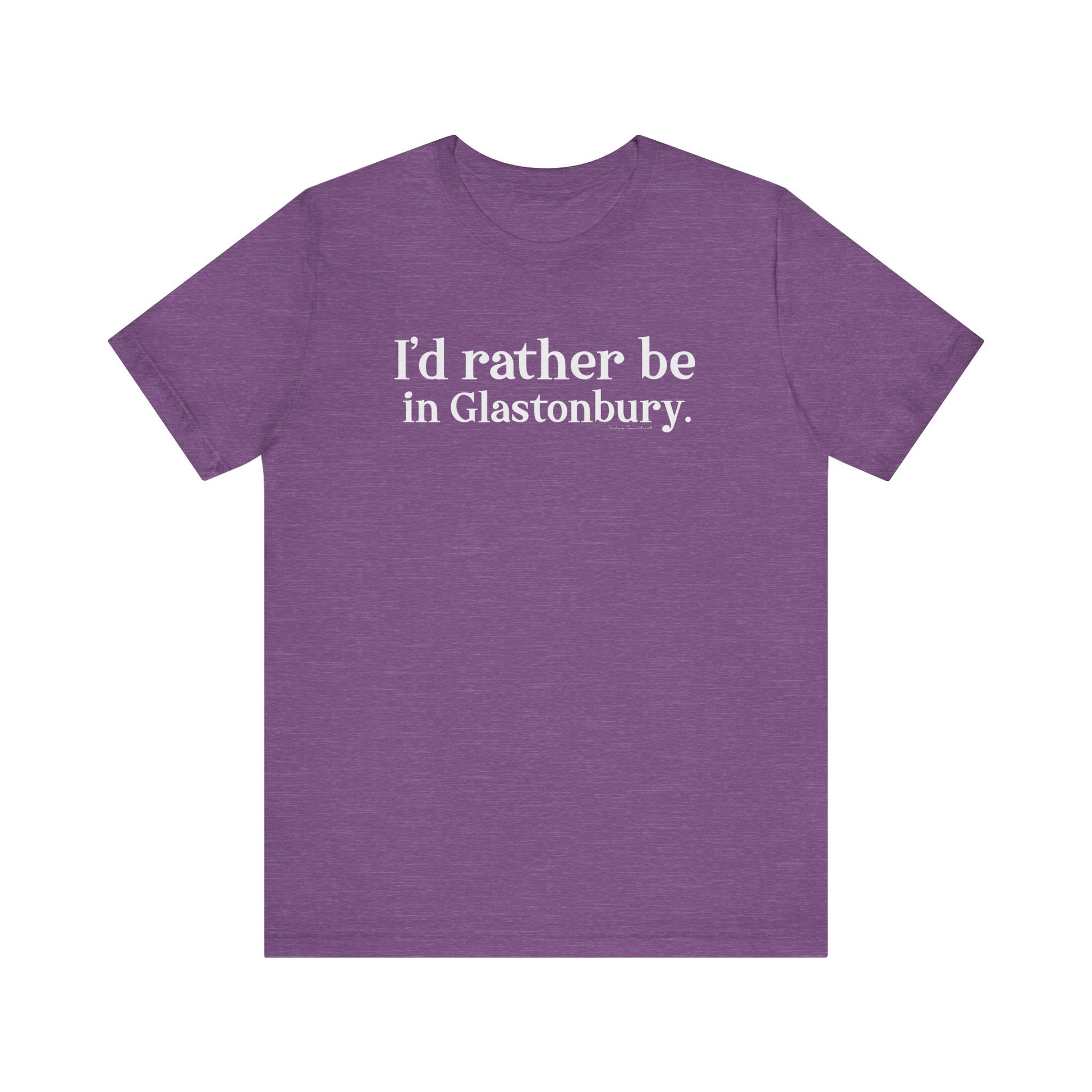 I'd rather be in Glastonbury // Glastonbury CT unisex t shirts // finding connecticut 