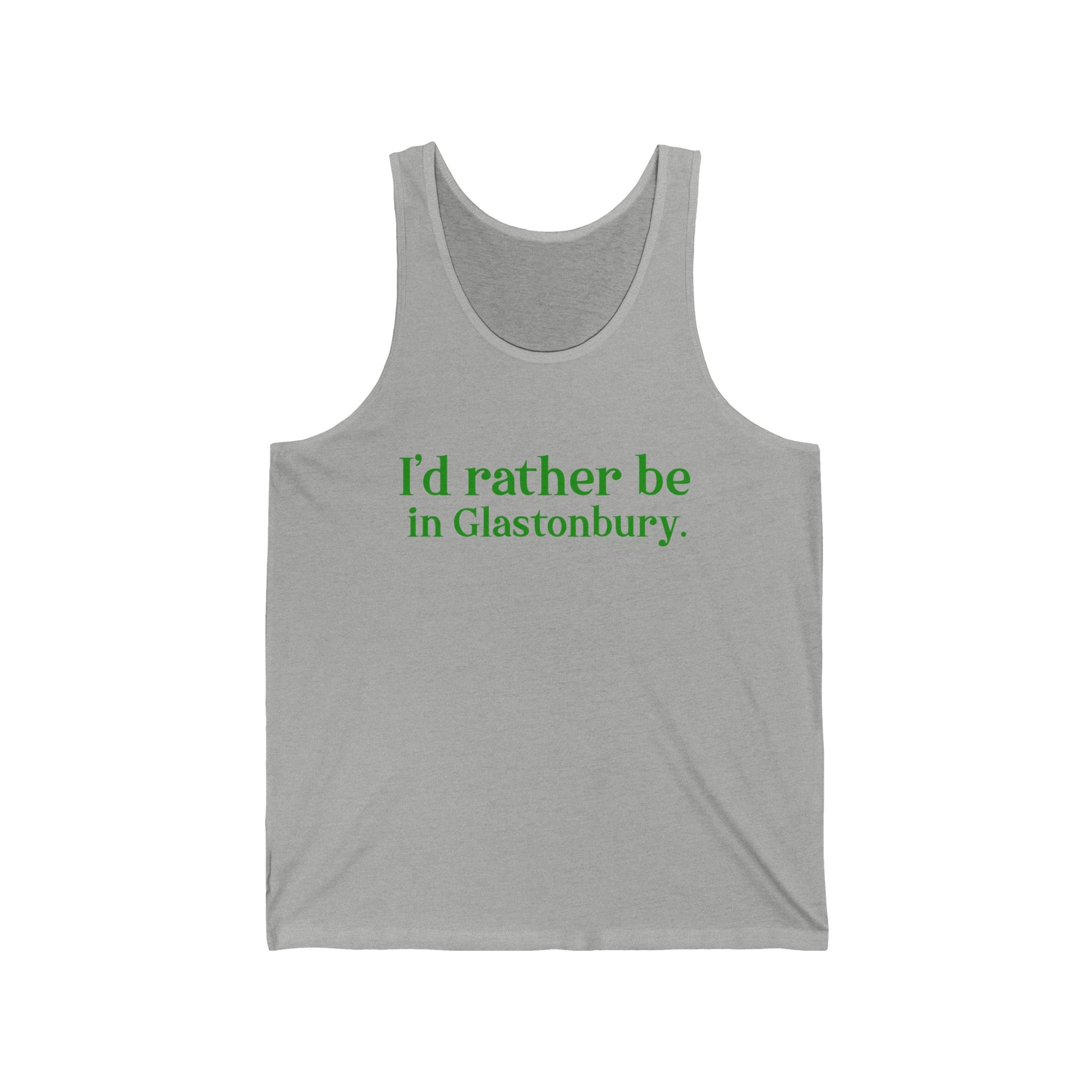 I'd rather be in Glastonbury // Glastonbury Connecticut unisex tank tops // finding connecticut 
