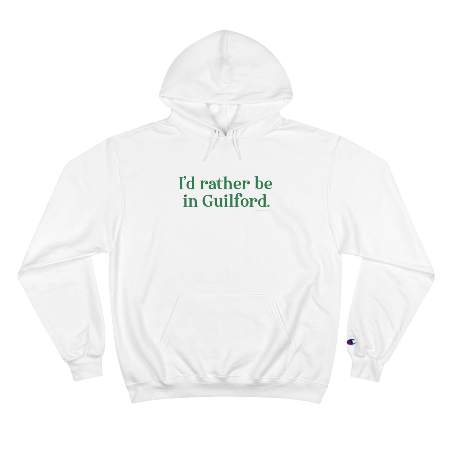 I'd rather be in Guilford // Guilford Connecticut  Champion unisex hoodie sweatshirts // finding connecticut 