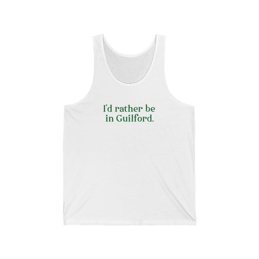 I'd rather be in Guilford // Guilford Connecticut  unisex tank top shirts // finding connecticut 