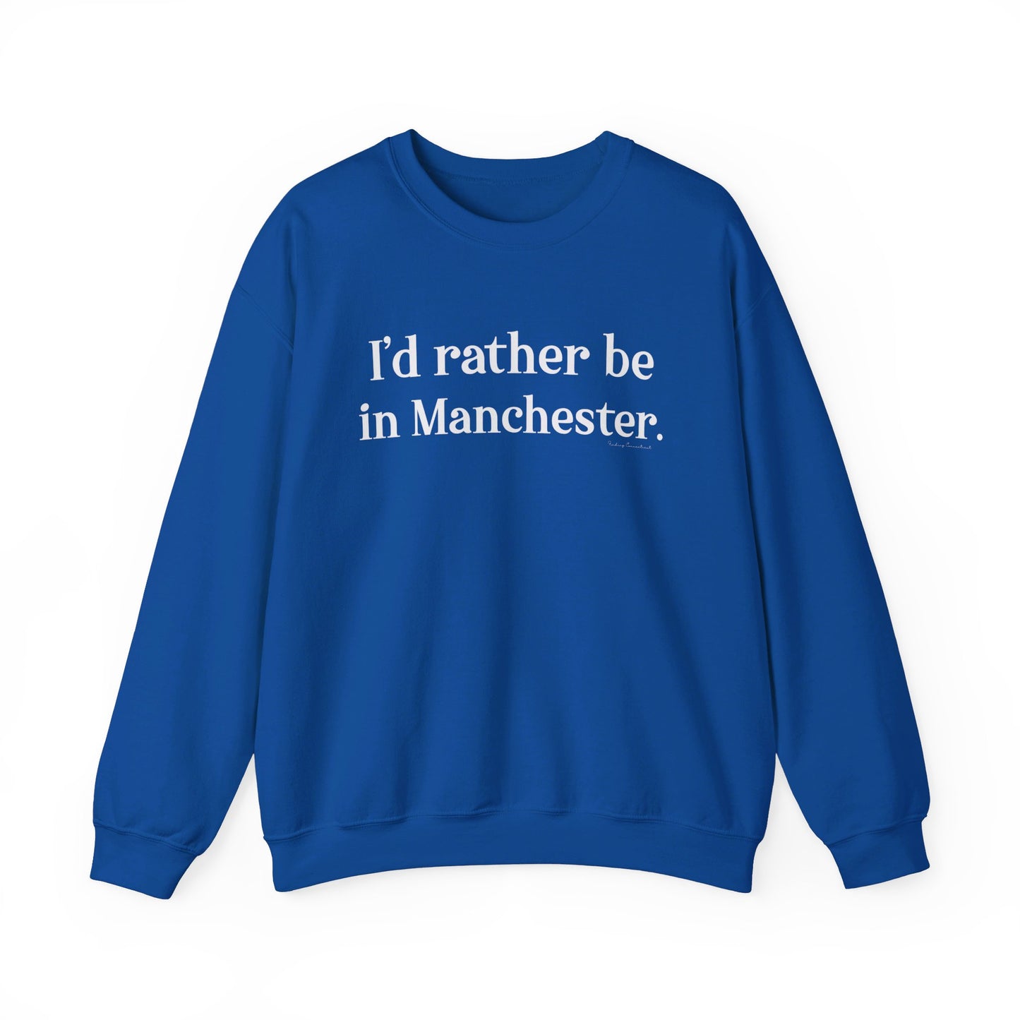 I'd rather be in Manchester // Manchester CT sweatshirt   // finding connecticut  