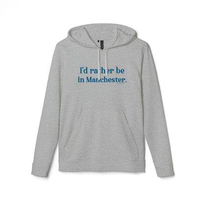 I'd rather be in Manchester // Manchester Connecticut Adidas hoodie sweatshirt  // finding connecticut  