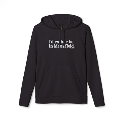 I'd rather be in Mansfield. // Mansfield CT adidas hoodie sweatshirt // finding connecticut 