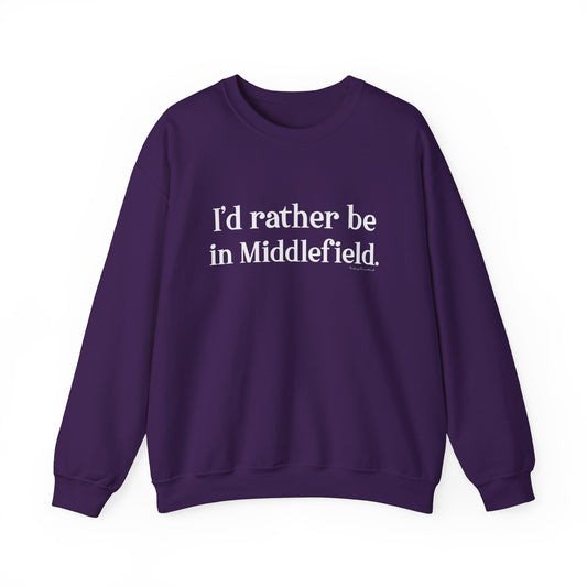 I'd rather be in Middlefield // Middlefield ct sweatshirt // finding connecticut