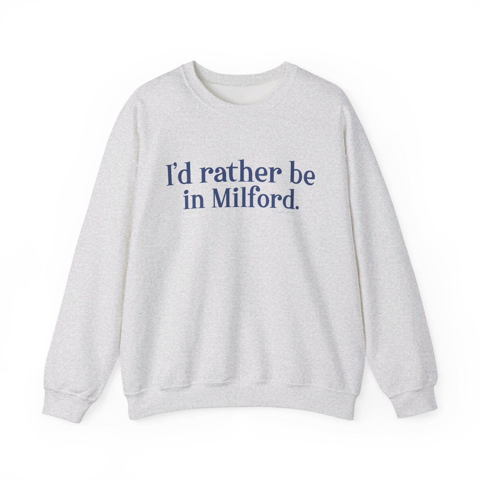I'd rather be in Milford. // Milford connecticut  Adidas  unisex sweatshirt // finding connecticut 