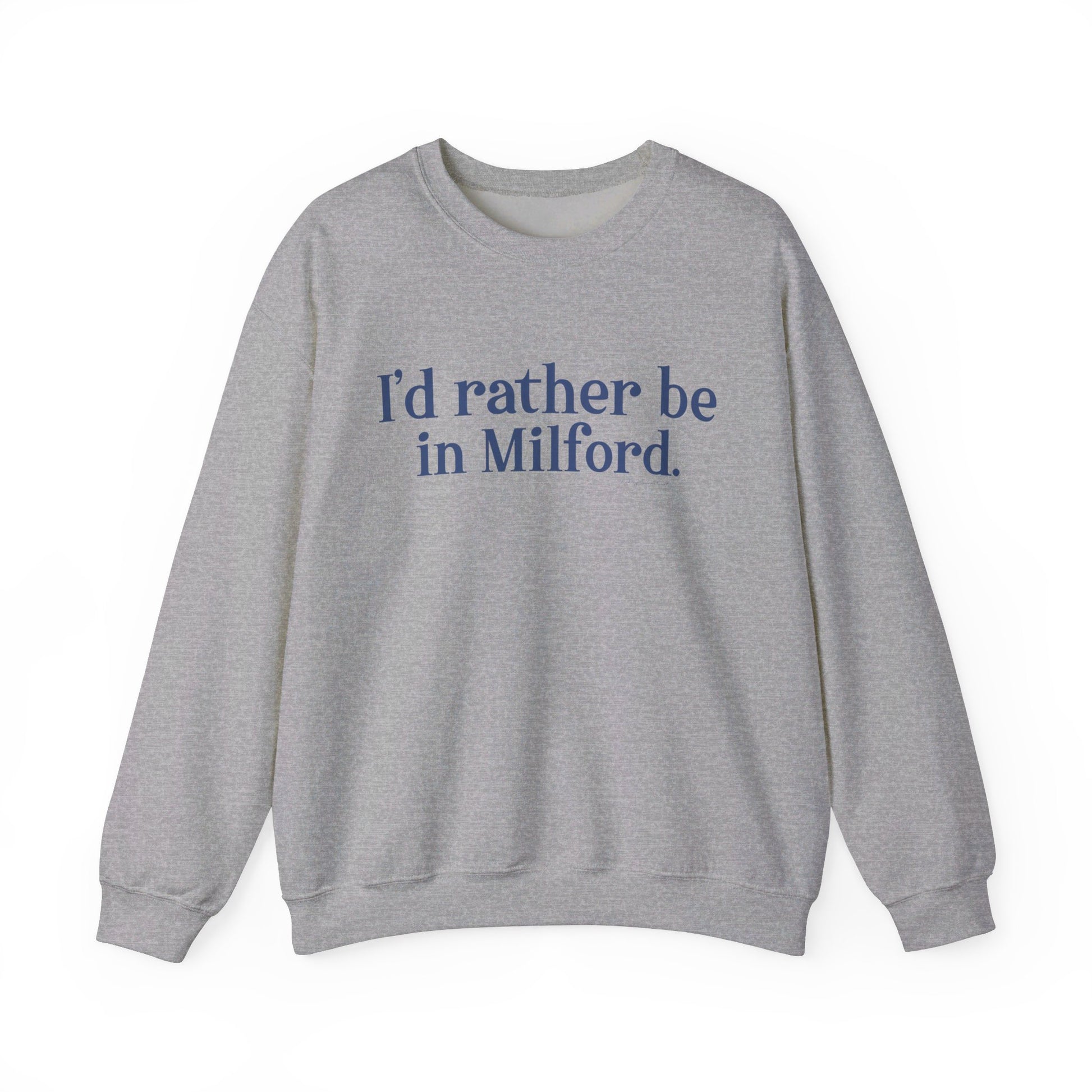 I'd rather be in Milford. // Milford connecticut  Adidas  unisex sweatshirt // finding connecticut 