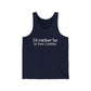 I'd rather be in New London // New London CT unisex tank tops shirts // finding Connecticut 