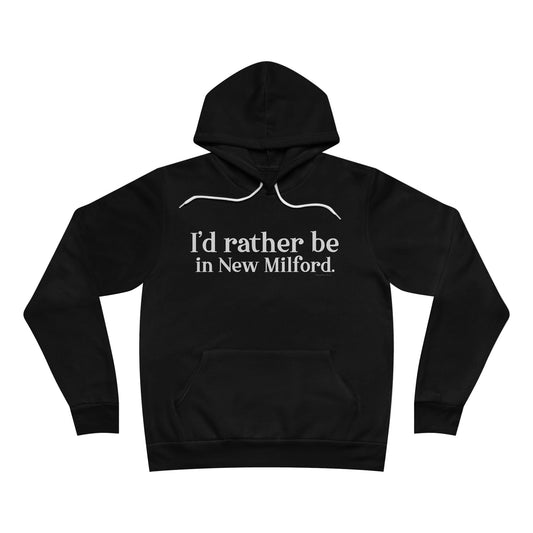 I'd rather be in New Milford // new milford ct unisex hoodie sweatshirt // finding connecticut 