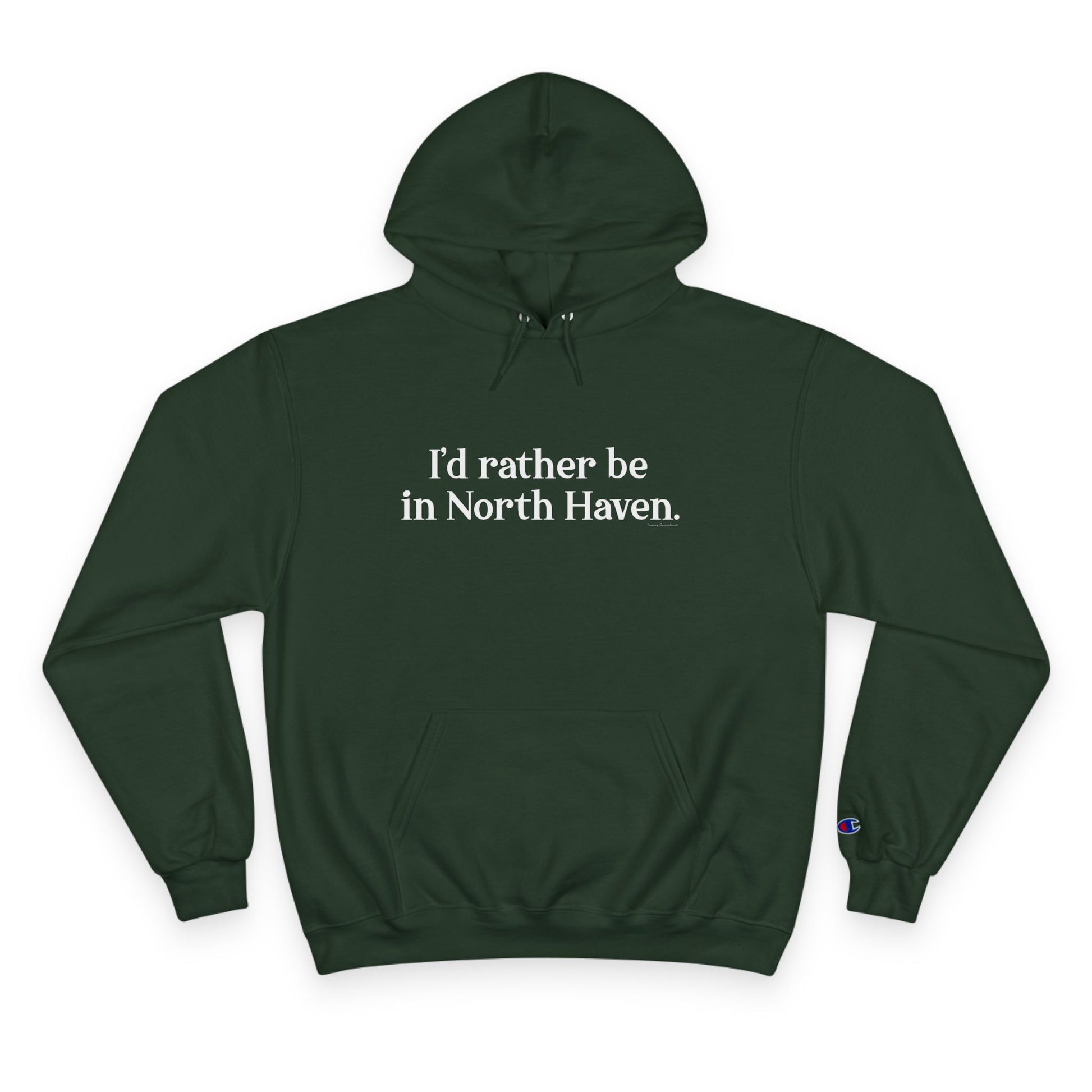 I'd rather be in North Haven // North Haven CT champion unisex hoodie sweatshirt // finding connecticut 